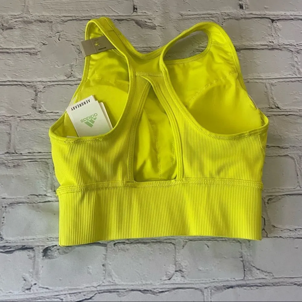 adidas Lime Green Sports Bra - Picture 5 of 8